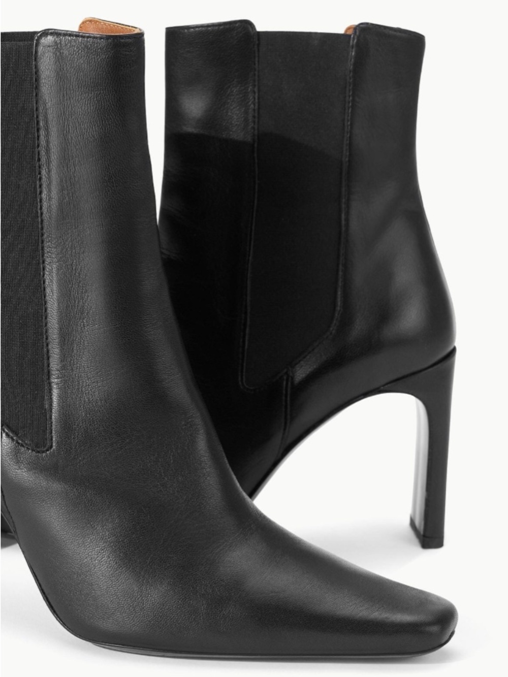 NIB STAUD “Wally” High Heel Ankle Boot in Black Leather - Size 40 / W’s10 - Picture 4 of 13